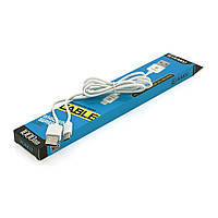 Кабель iKAKU XUANFENG charging data cable for Type-C, White, длина 1м, 2,1А, BOX d