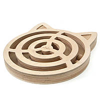 Игрушка для кошек из натурального дерева PetWood Wood Wheel размер M