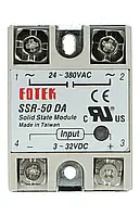 Твердотельное реле SSR Fotek-50 DA - 50A 380VAC / 32VDC