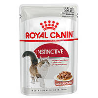 Royal Canin Instinctive in Gravy консерва для взрослых котов (кусочки в соусе) 85 г 12 шт