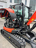 Гусеничний міні екскаватор Kubota KX060-5, фото 4