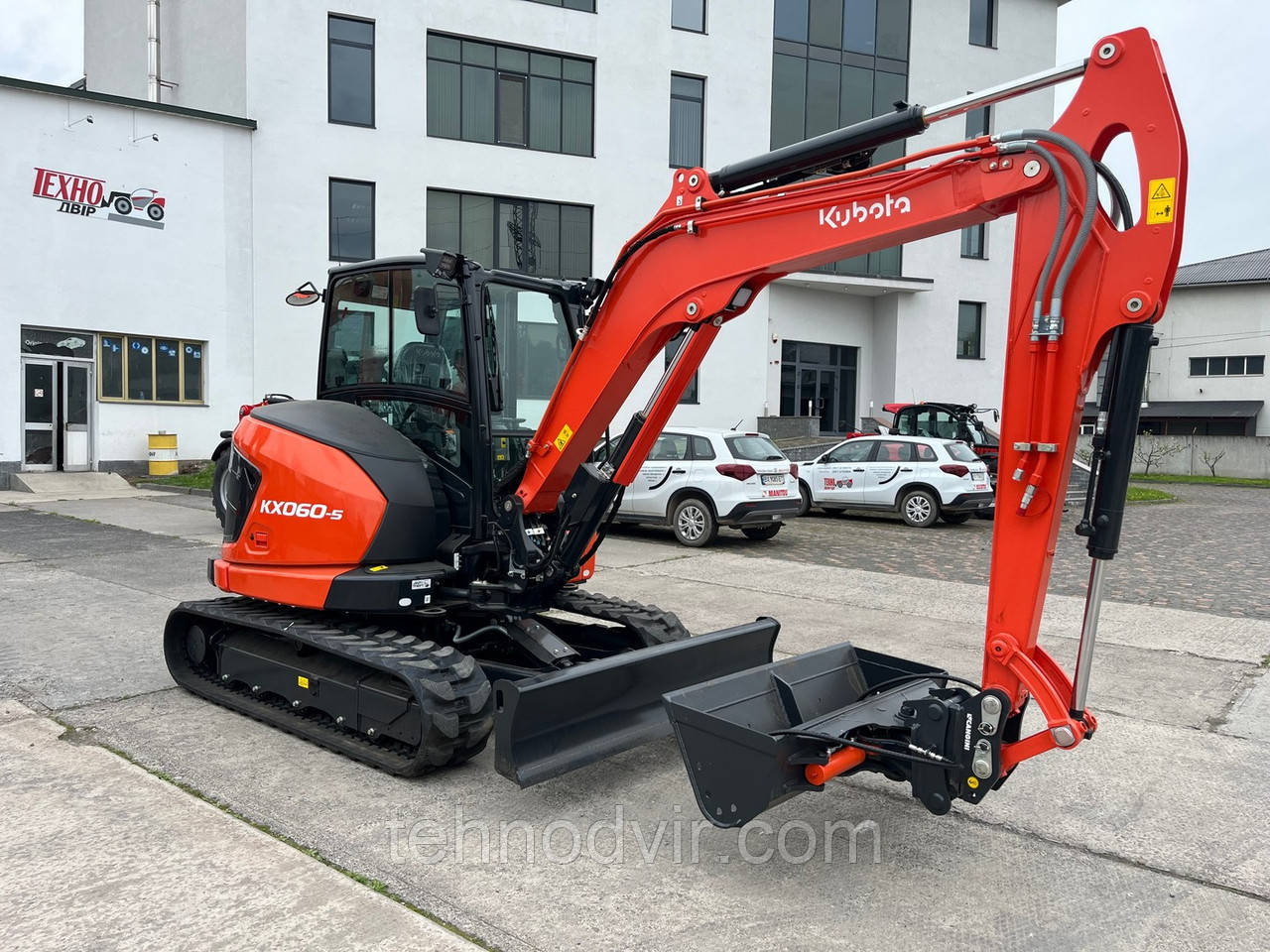 Гусеничний міні екскаватор Kubota KX060-5, фото 1