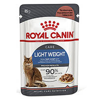 Royal Canin Light Weight Care консерва для взрослых котов склонных к лишнему весу ( кусочки в соусе) 85 г