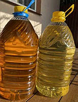 Домашня олія соняшникова: нерафінована та рафінована дезодорована. Домашнее подсолнечное масло.