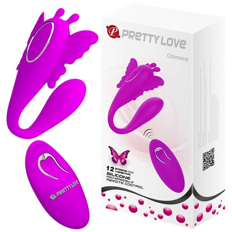 Вібратор для двох Pretty Love Chimera, фото 1