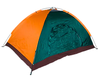 Туристическая палатка трехместная 200*150 см, кемпинговая палатка 3 местная, двухслойная, b14