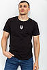 Чоловіча футболка з тризубом, колір чорний, 226R022, фото 2
