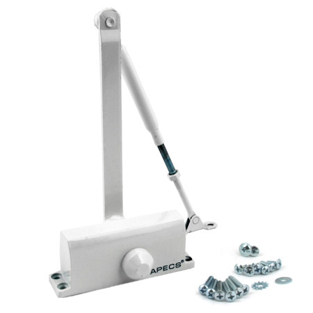 Доводжувач дверний APECS DC-20.3/0950/065-A1-W білий (UA), фото 1