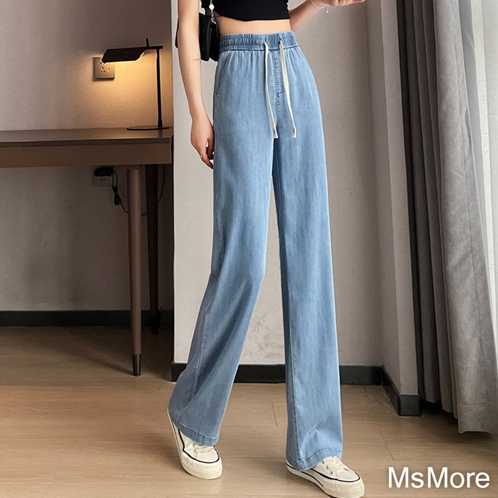 Джинси жіночі на літо Моми блакитні, фото 1