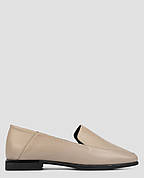 Лофери жіночі бежеві натуральна шкіра Туреччина Le Berde — розмір 38 (24 см) (модель: LB713-00-M6KBeige)