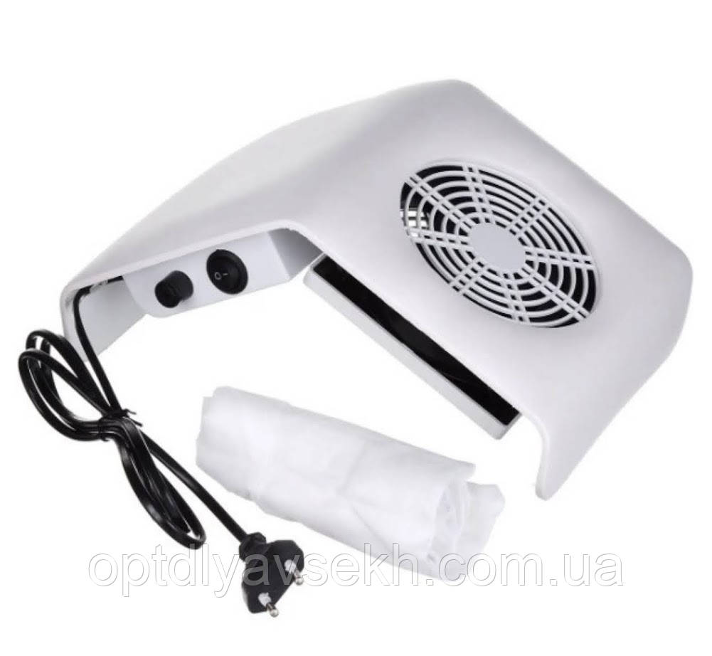 Витяжка настільна для манікюру DC-858-2, 30 Вт., Білий, фото 1