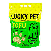 Lucky Pet Tofu Наполнитель из тофу для кошачьего туалета, с ароматом мяты 6 л