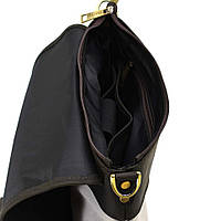Мужская сумка через плечо кожа и канвас парусина RGj-18072-4lx бренда TARWA высокое качество