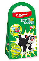 Маса для ліплення Paulinda Super Dough Fun4one Кіт рухомі очі