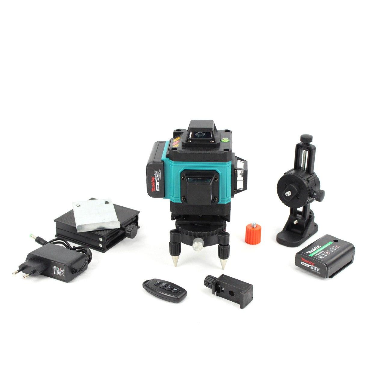 Акумуляторний лазерний нівелір Makita SKR200Z (24V, 5AH), рівень Макіта 4-х діодний Китай