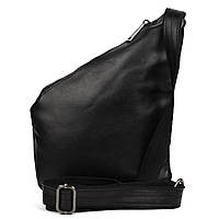 Мужская сумка-слинг через плечо для левши черная TARWA GA-6405-3md высокое качество
