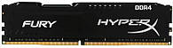 Оперативная память для компьютера Kingston HyperX Fury Black 8Gb DDR4 2400 MHz, HX424C15FB2/8