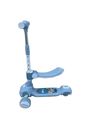 Самокат біговел Scooter 2в1 колеса зі світлом, сидіння, фото 2