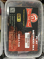 Набір Carp Tasty Food Flat Method Mix 6 в 1 Squid Plum