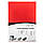 Обкладинки А4 картонні "під шкіру" 230 г, червоні, 100 шт, фото 2