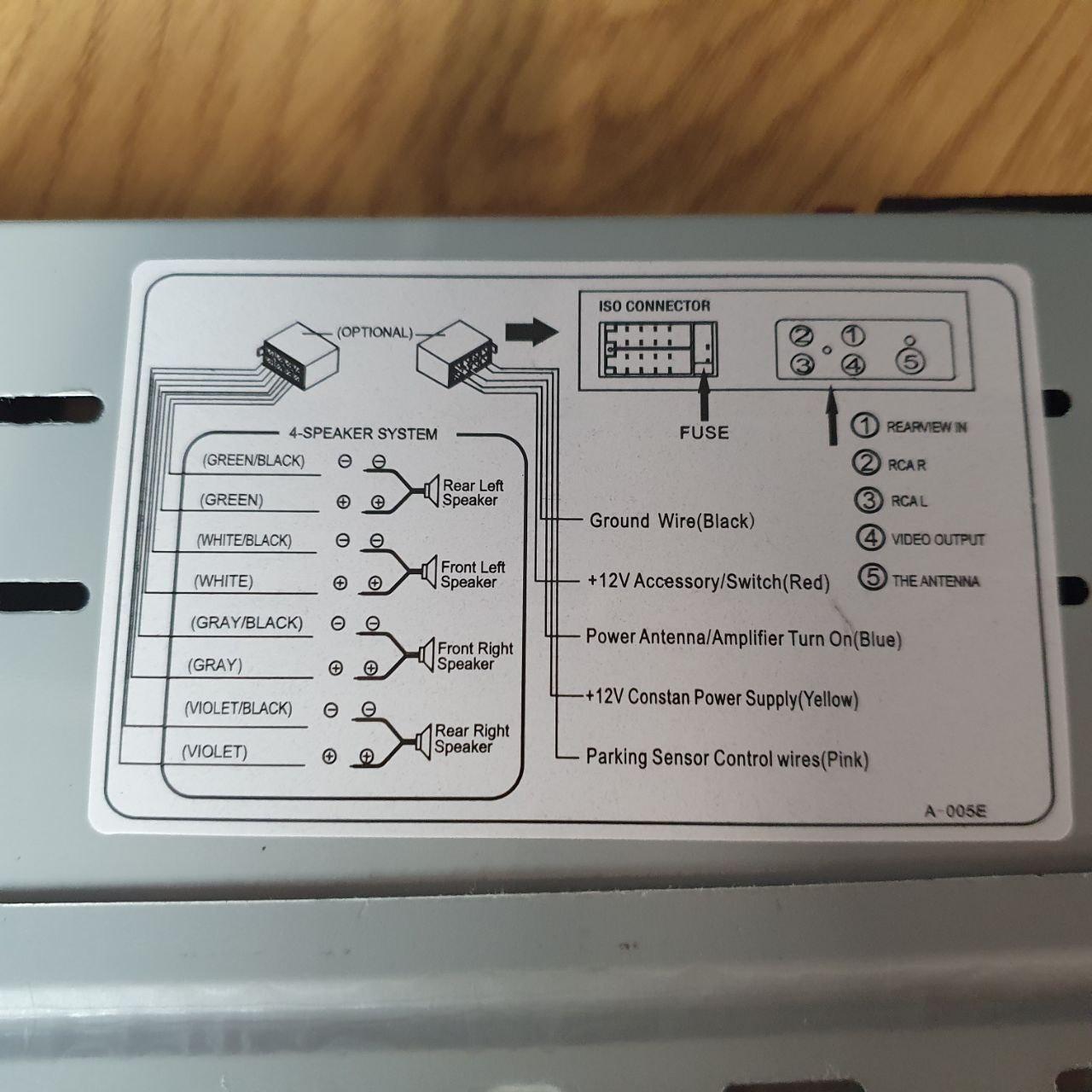 Автомагнитола Pioneer MP5 4319 1 din магнитола с экраном TFT 4.1 дюйма с sd картой Bluetooth и USB BIN - фото 9 - id-p2193185502