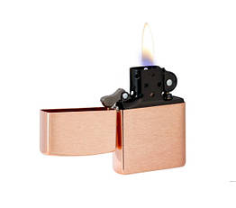 Зажигалка коллекционная бензиновая Zippo Solid Copper with Black Plated Insert ручная работа BS, код: 7946807