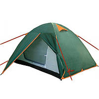 Палатка четырехместная Totem Tepee 4 V2 TTT-027 с тамбуром 340 х 220 х 130 см Зелёный EM, код: 6741263