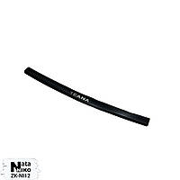 Накладка на бампер з загином для Nissan Teana II c 2011 р. (Nataniko Carbon)