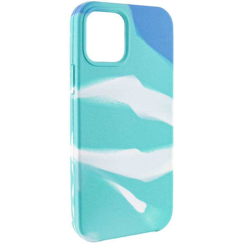 Уценка Чехол Silicone case full Aquarelle для Apple iPhone 12 Pro Max (6.7") - фото 2 - id-p1666927149