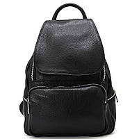 Кожаный женский рюкзак Virginia Conti Italy - 03150_fblack высокое качество