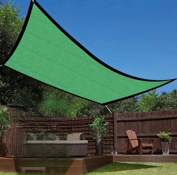 Теневая сетка 95% 3х5м с люверсами пакетованная зеленая для затенения от солнца для огорода - фото 5 - id-p2193202399