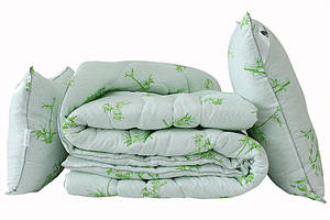 ТМ TAG Одеяло "Eco-Bamboo white" 1.5-сп. + 2 подушки 70х70