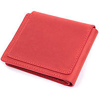 Женский кошелек из матовой натуральной кожи GRANDE PELLE 16804 Красный высокое качество
