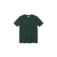 Футболка Mango camiseta lightweight verde oscuro, оригінал. Доставка від 14 днів
