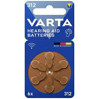 Батарейки VARTA Zinc air ZA312 / PR41 (1,45V 180mAH)