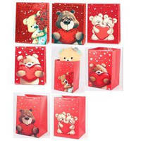 Пакет подарочный бумажный XL "Love Teddy" 36*54*30см YM01297-XL (144шт)