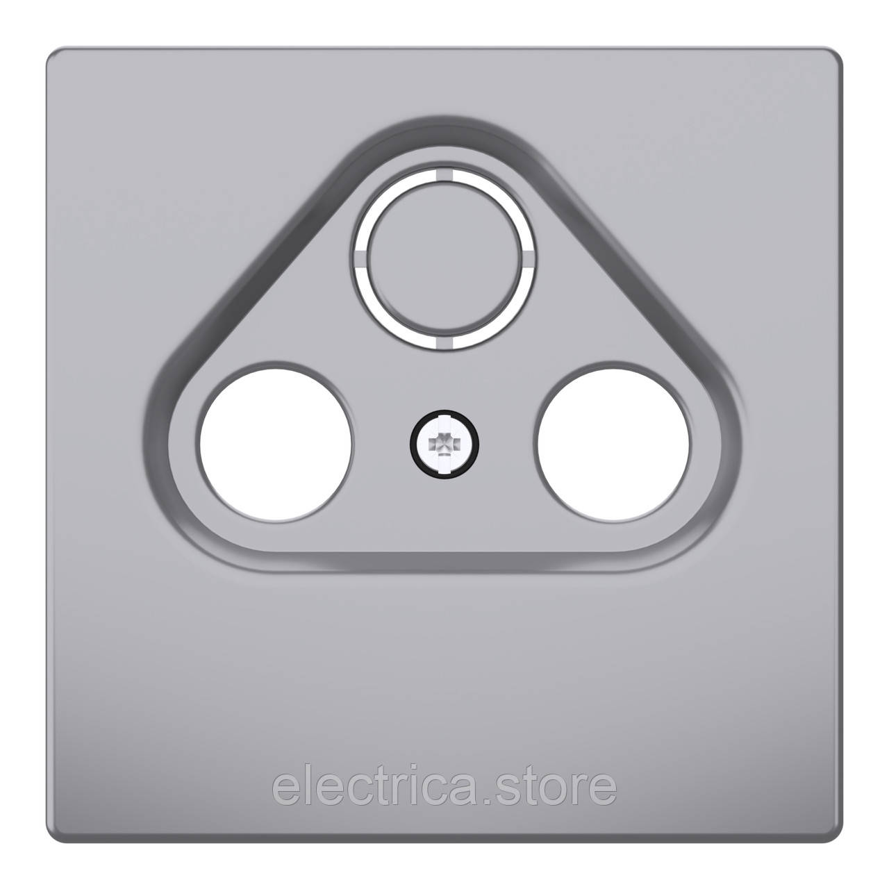 MERTEN D-Life Центральна панель TV розетки нерж. сталь MEG4123-6036, фото 1