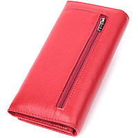 Отменный женский кошелек из натуральной кожи ST Leather 22524 Красный высокое качество