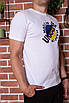 Чоловіча футболка з патріотичним принтом, колір Білий, 155R002, фото 2