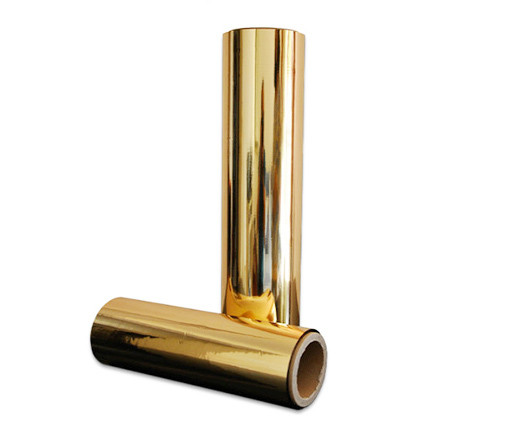 Плівка рулонна PET металізована 500мм, 3000м, 22мік, золото, фото 1