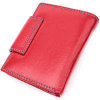 Яркий кожаный кошелек для женщин с интересной монетницей ST Leather 19448 Красный высокое качество