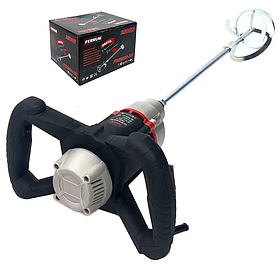 Потужний міксер будівельний FERRUM  FREM25-2H 2500 Вт 120 мм 900 об/хв 2 вінчика