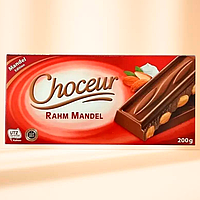 Молочний шоколад Choceur "Rahm Mandel" 200 гр. Німеччина