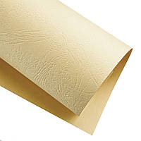 Обкладинки А4 картонні "під шкіру" 230 г, світло жовті, 100 шт