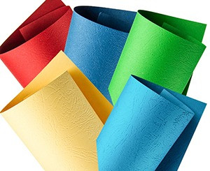 Обкладинки А4 картонні "під шкіру" 230 г, асорті, 100 шт