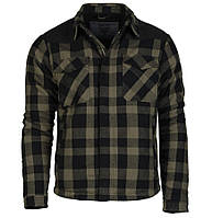 Куртка в стиле дровосека черный оливковый 10370501 Mil-Tec Lumber Jacket размер М BS, код: 8447234
