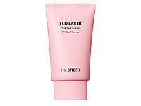 Солнцезащитный крем для проблемной кожи The Saem Eco Earth Pink Sun Cream SPF 50+ PA++++, 50г (8806164175743)