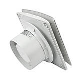 Вентилятор витяжний  FELIX 12W срібна панель (10 см). TEB ELEKTRIK, фото 4