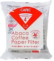 Фільтри паперові CAFEC ABACA Filter Paper Cup4 100 шт.