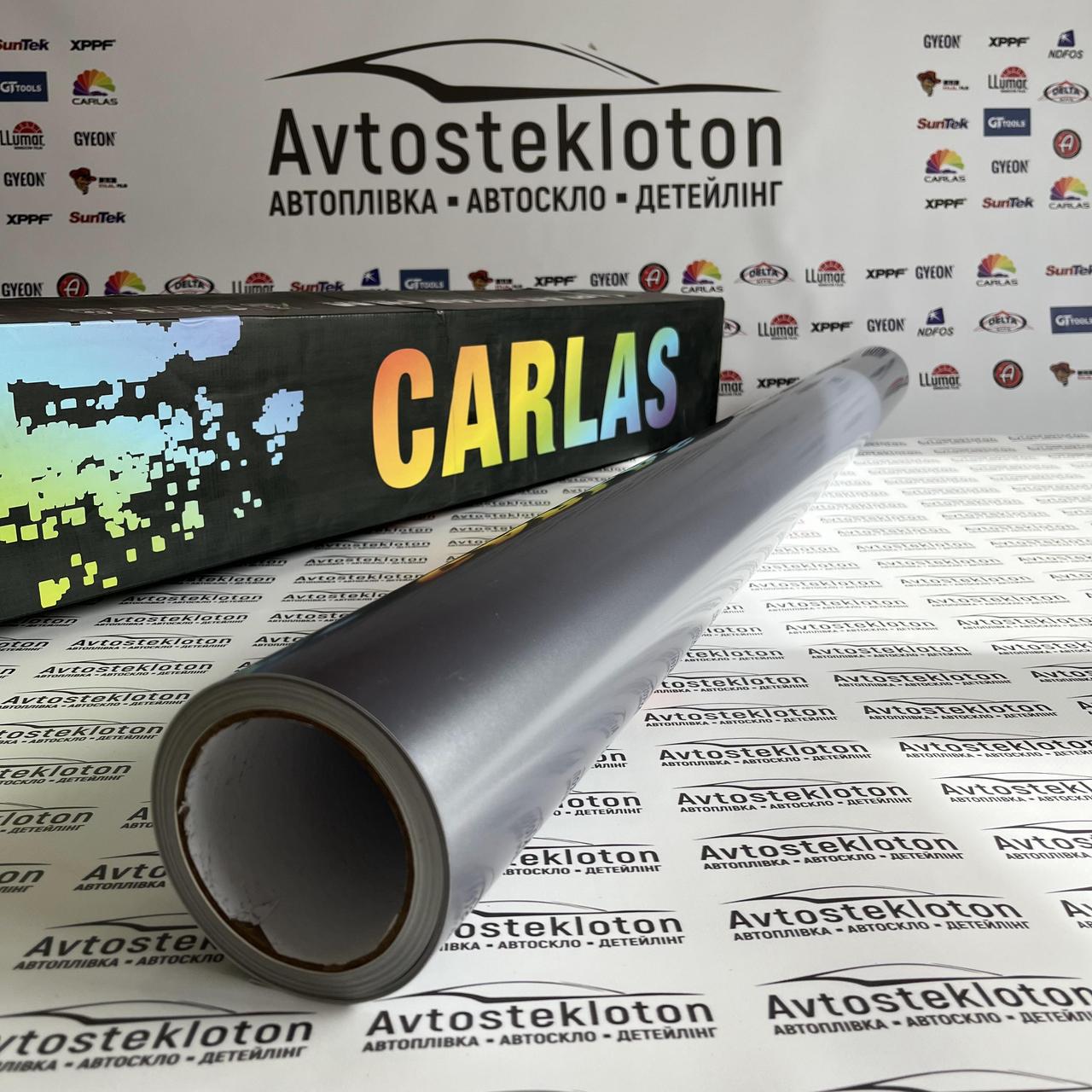 Темно сірий металік матовий внілова лита плівка для авто Carlas 1.5 м